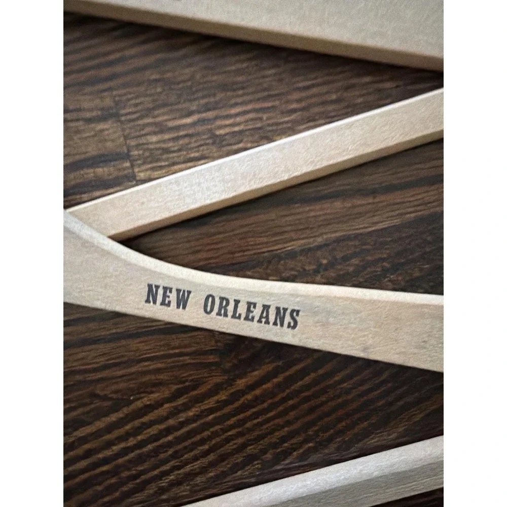 New Orleans French Quarter Vieux Carré Motor Lodge Hangers Lot of 3 VTG Travel